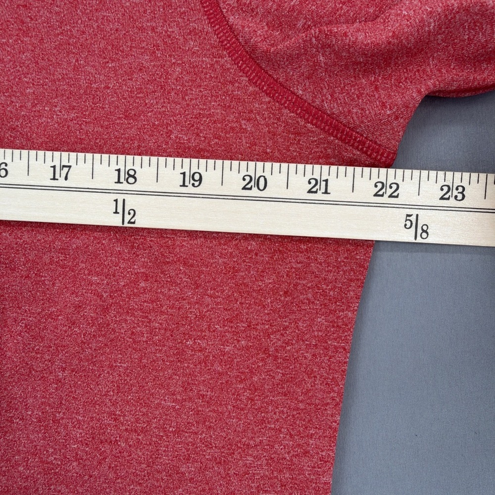 Champion Athletic T Shirt Men's Medium Red Heather Performance Short Sleeve - Picture 6 of 8